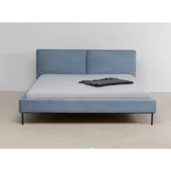 Online Bett East Side Cord Blau 180X200Cm Betten