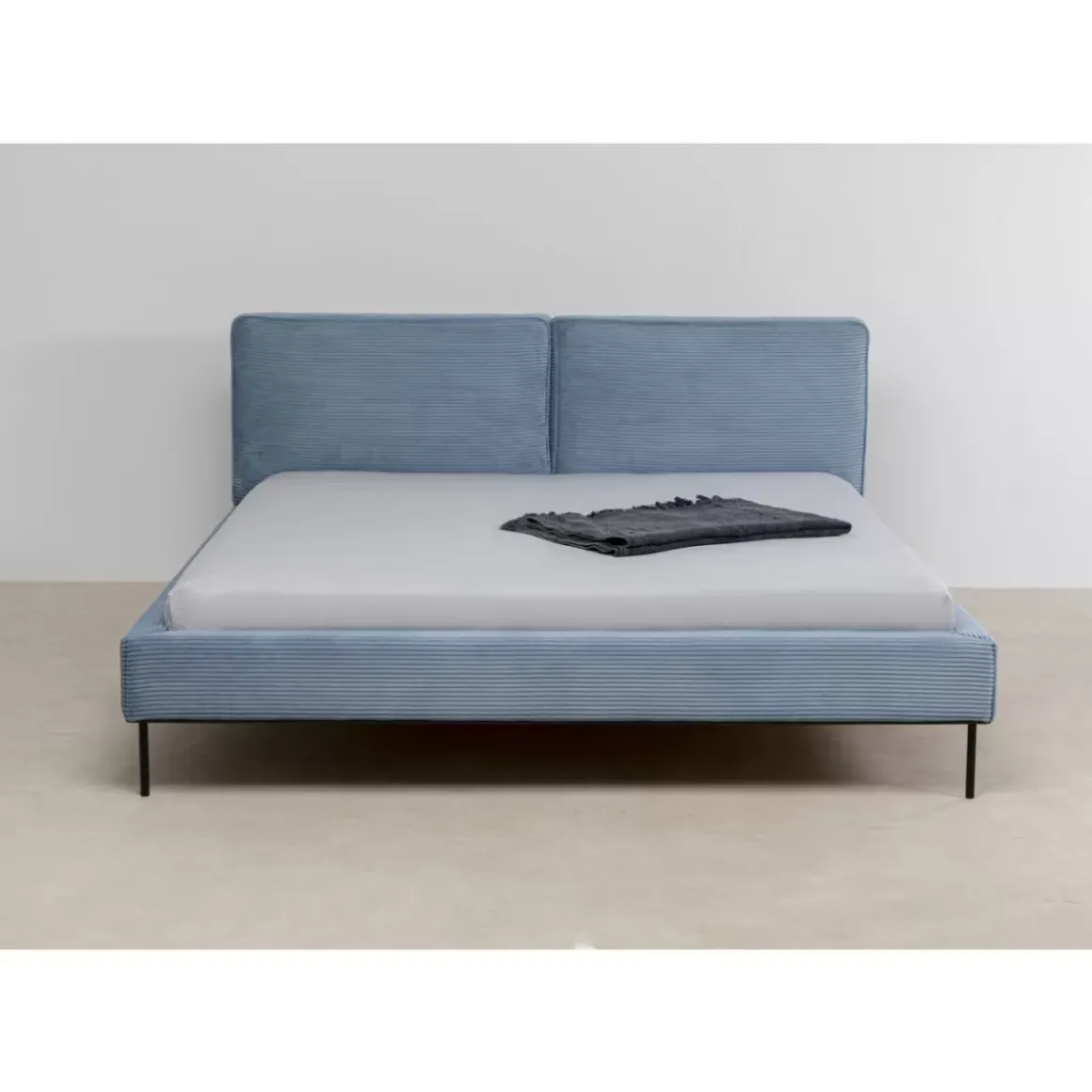 Online Bett East Side Cord Blau 180X200Cm Betten