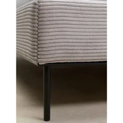 Bett East Side Cord Grau 160X200Cm Betten