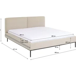 Outlet Bett East Side 180X200Cm Betten