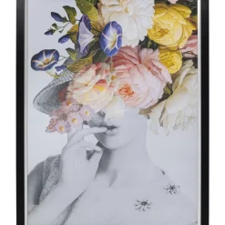 Bild Frame Flower Lady Pastell 152X117 Bilder