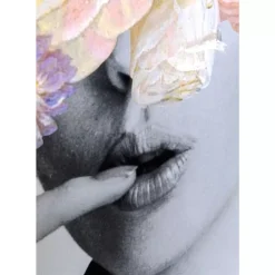 Bild Frame Flower Lady Pastell 152X117 Bilder