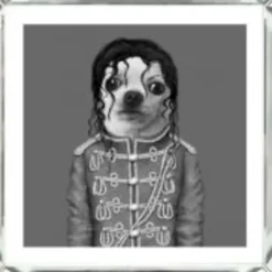 Best Bild Frame Mirror King Dog 60X60 Bilder