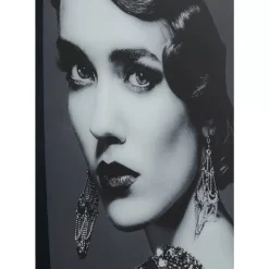 Online Bild Glas Beauty Lady 120X150Cm Bilder