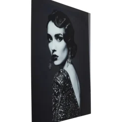 Online Bild Glas Beauty Lady 120X150Cm Bilder