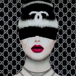 Bild Glas Fashion Haircut 80X80 Bilder