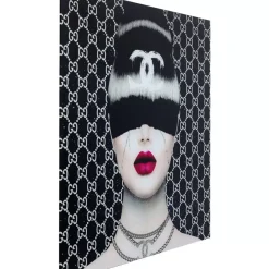 Bild Glas Fashion Haircut 80X80 Bilder