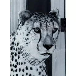 Best Bild Glas Metallic Gepard 100X150 Bilder