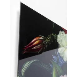 Sale Bild Glas Pretty Flower Woman 100X100 Bilder
