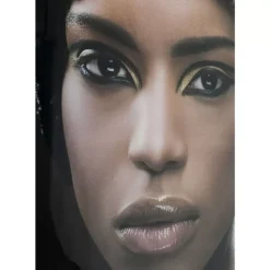 Best Bild Glas Royal Headdress Face 150X100Cm Bilder