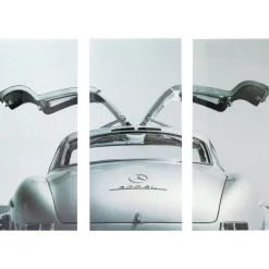 Outlet Bild Glas Triptychon Oldtimer Back 240X160Cm Bilder