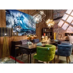 Outlet Bild Glas Triptychon Wave 240X160Cm (3/Set) Bilder