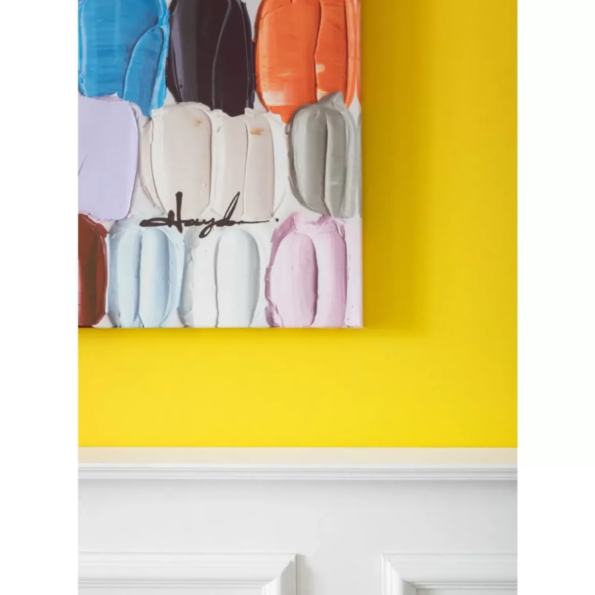 New Bild Touched Colorful Dots 140X200Cm Bilder