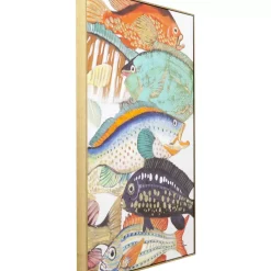 New Bild Touched Fish Meeting Two 100X75Cm Bilder