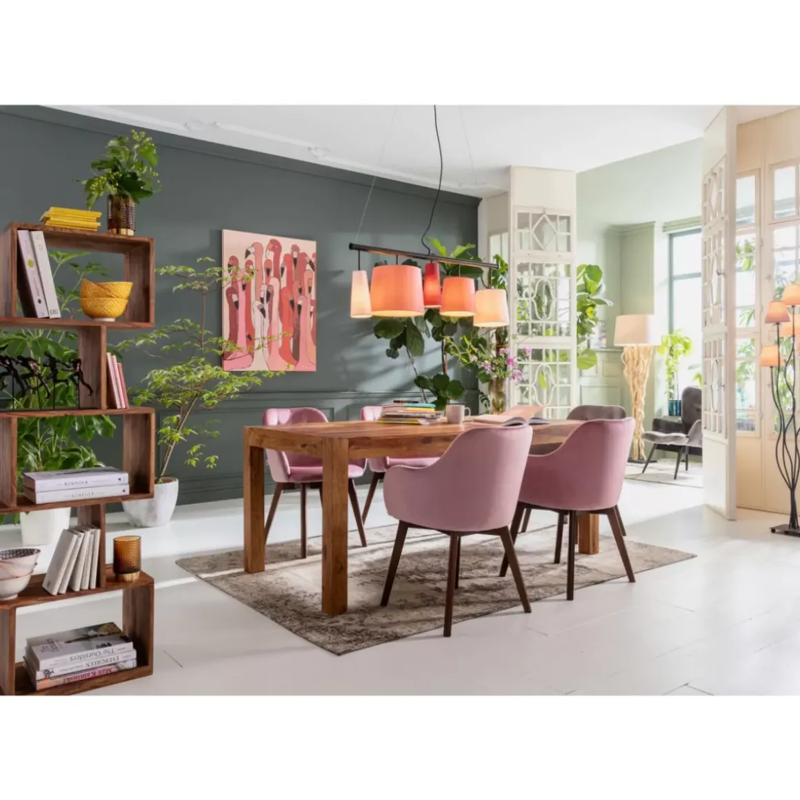 New Bild Touched Flamingo Meeting 120X90Cm Bilder