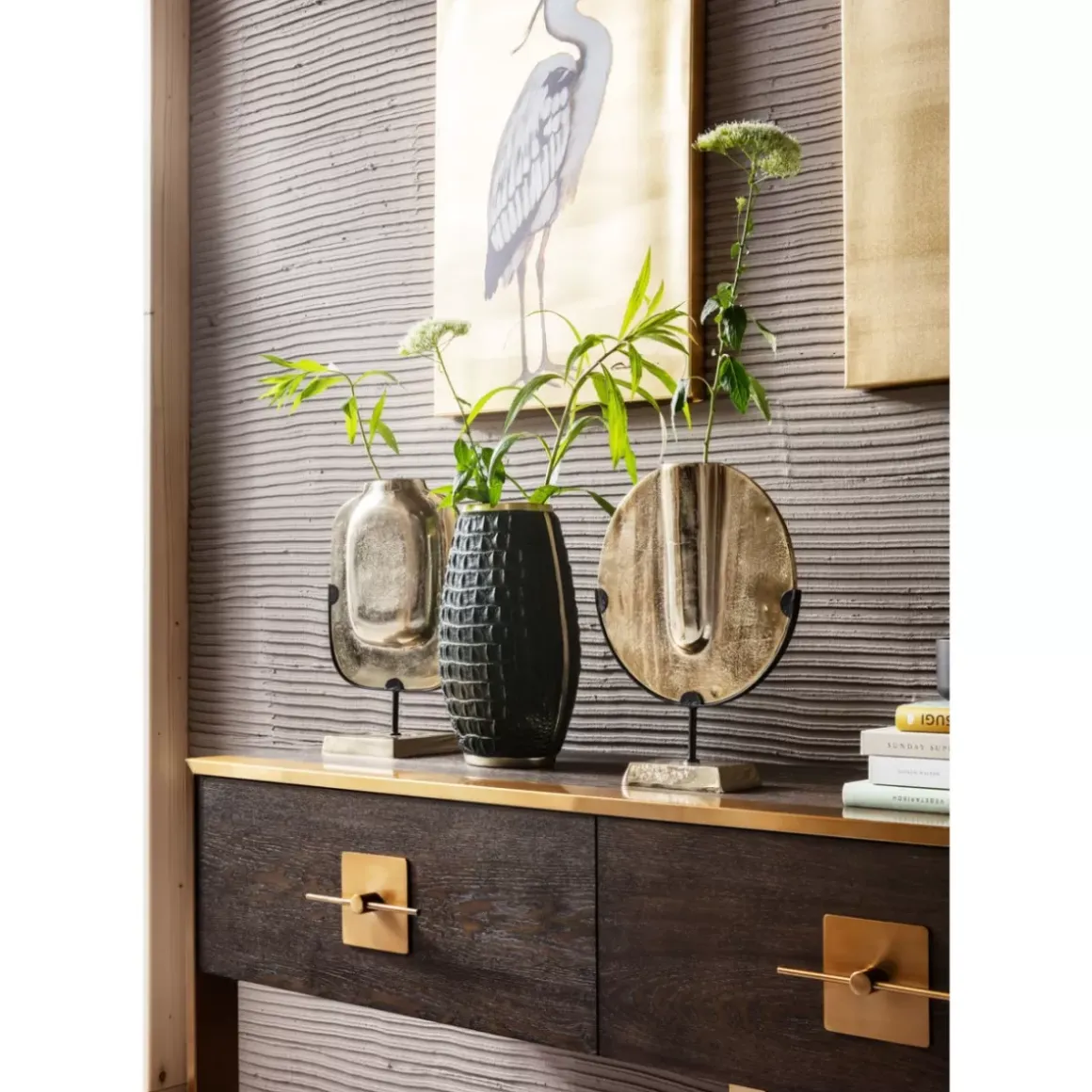 Outlet Bild Touched Heron Left 70X50Cm Bilder