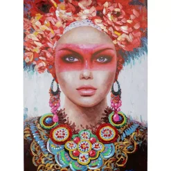 New Bild Touched Red Eye Lady 90X140 Bilder