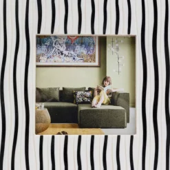 Hot Bilderrahmen Black Stripes 17X17Cm Deko & Geschenkartikel