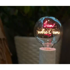 Clearance Birne "I Am Who I Am" Leuchtmittel