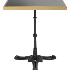 Online Bistrotisch Kaffeehaus Rim Square Schwarz 60X60 Tische