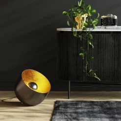 Best Bodenleuchte Apollon Smooth Schwarz O35Cm Steh & Bodenleuchten