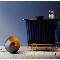 Clearance Bodenleuchte Apollon Smooth Schwarz O50Cm Steh & Bodenleuchten