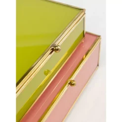 Best Box Neomi Grun Pink (2/Set) Aufbewahrung & Ordnung