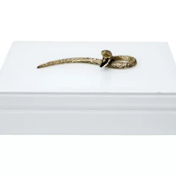 Outlet Box Snake Bite Weis 28X7Cm Aufbewahrung & Ordnung
