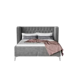 New Boxspringbett Benito Moon Grau 180X200Cm Betten