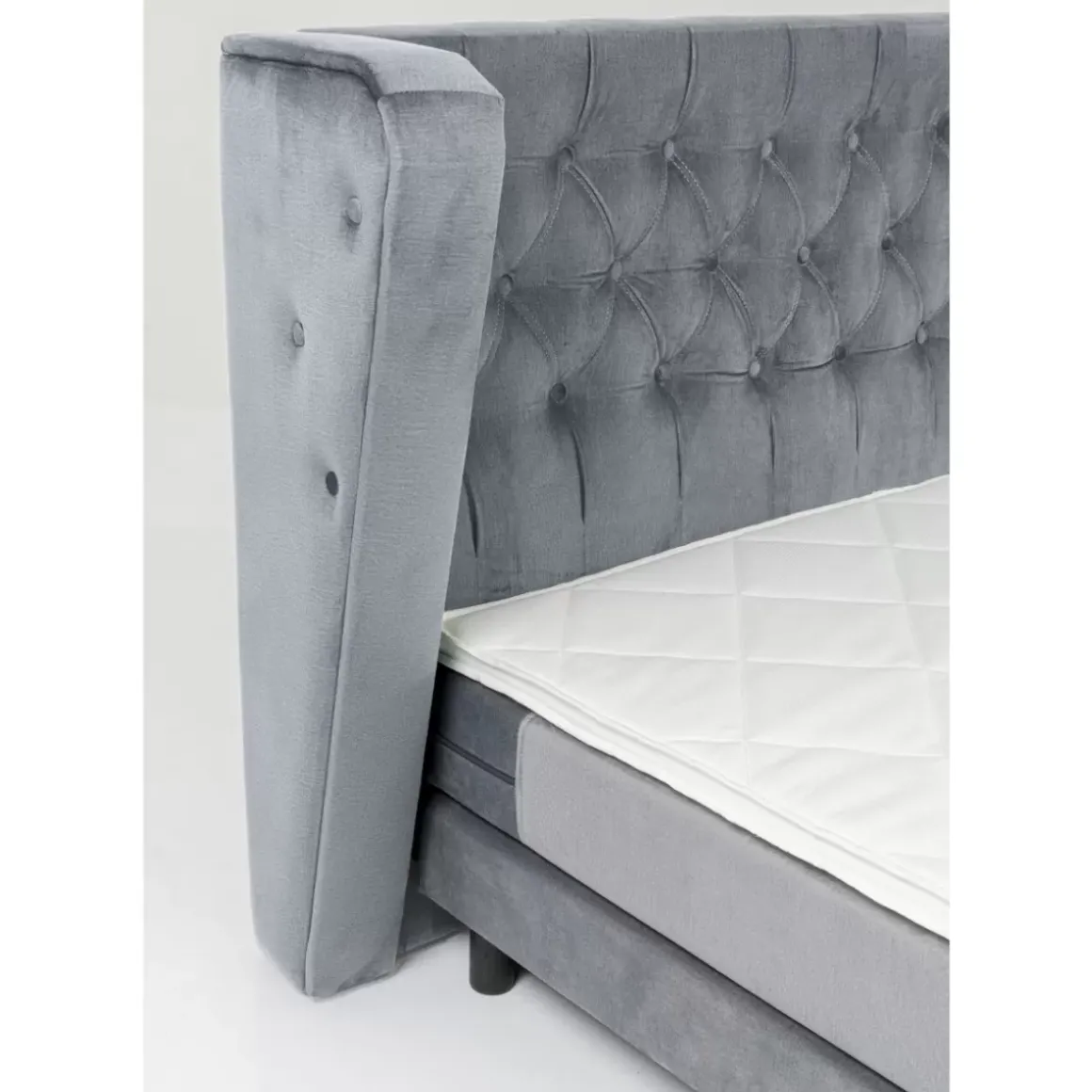 Outlet Boxspringbett Benito Moon Grau 160X200Cm Betten