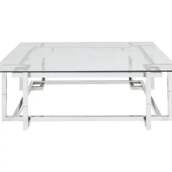 New Couchtisch Clara Silber 120X120Cm Tische