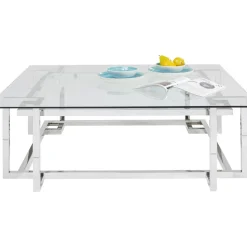 New Couchtisch Clara Silber 120X120Cm Tische