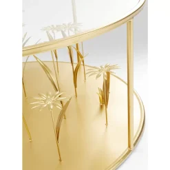 Outlet Couchtisch Flower Meadow Gold O80 Tische