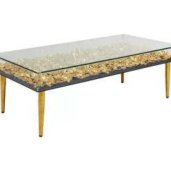 Online Couchtisch Gold Flowers 120X60 Tische
