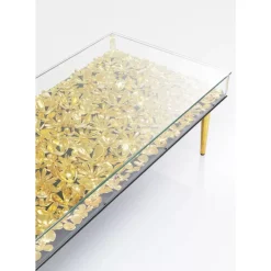 Online Couchtisch Gold Flowers 120X60 Tische