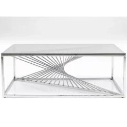 Sale Couchtisch Laser Silber Klarglas 120X60 Tische