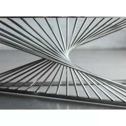 Sale Couchtisch Laser Silber Klarglas 120X60 Tische