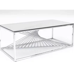 Sale Couchtisch Laser Silber Klarglas 120X60 Tische