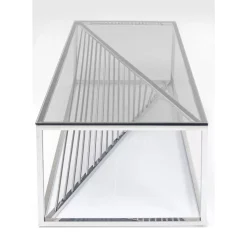 Sale Couchtisch Laser Silber Klarglas 120X60 Tische