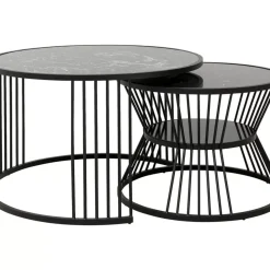 Sale Couchtisch Roma Schwarz (2/Set) Tische