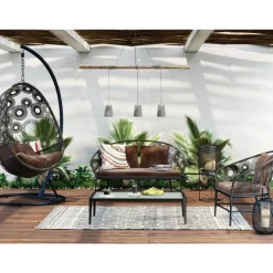 Online Couchtisch Tiki Schwarz Outdoormöbel