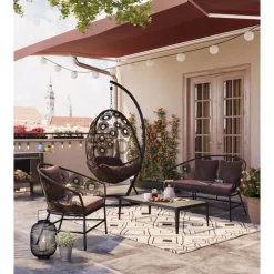 Online Couchtisch Tiki Schwarz Outdoormöbel