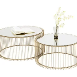 New Couchtisch Wire Messing (2/Set) Tische
