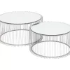 Clearance Couchtisch Wire Silber (2/Set) Tische