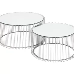 Clearance Couchtisch Wire Silber (2/Set) Tische