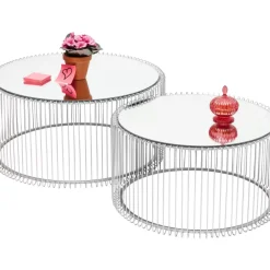 Clearance Couchtisch Wire Silber (2/Set) Tische