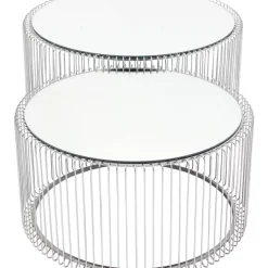 Clearance Couchtisch Wire Silber (2/Set) Tische