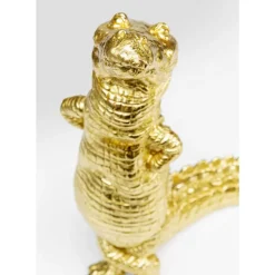 Online Deko Figur Alligator Gold 39Cm Deko & Geschenkartikel
