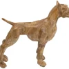 Deko Figur Bulldog Wood 70X78Cm Deko & Geschenkartikel