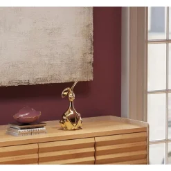 Best Deko Figur Bunny Gold 37Cm Deko & Geschenkartikel